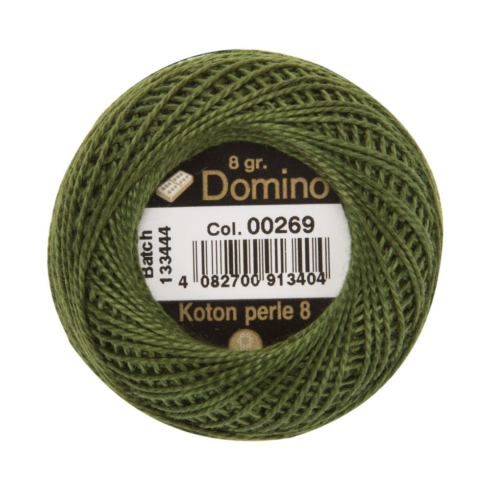Domino Koton Perle 8gr Yeşil No:8 Nakış İpliği - 00269